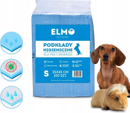 Podkłady higieniczne ELMO S 35×45 cm — 100 szt.